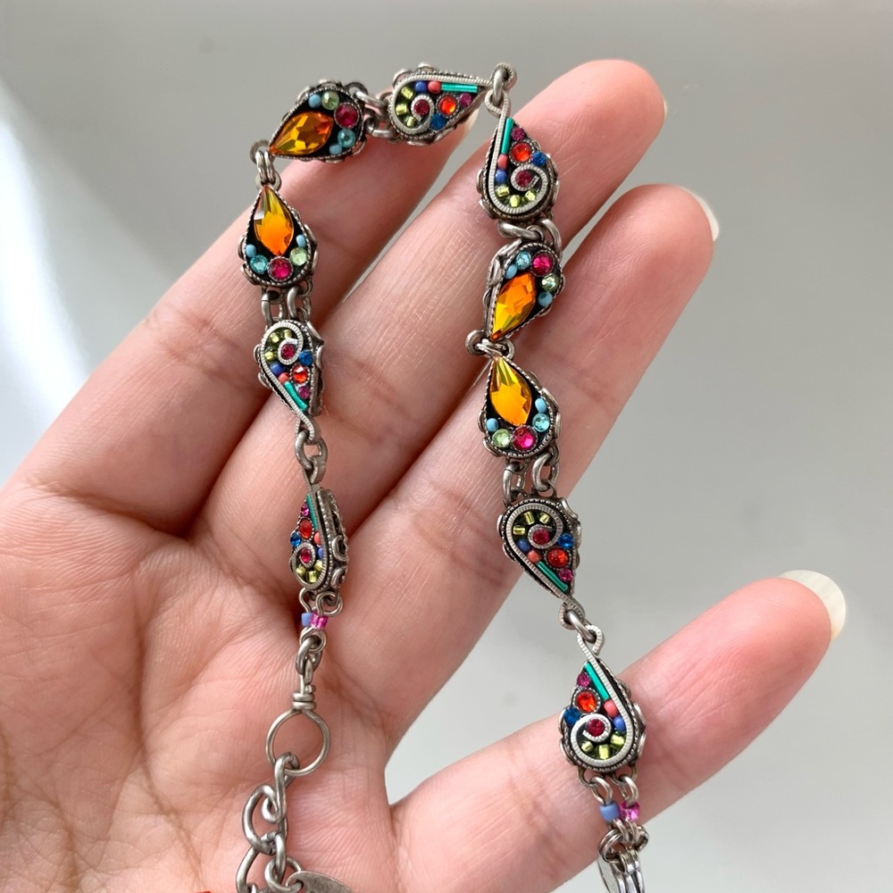 Firefly Multicolor rhinestone bracelet - Picture 5 of 7